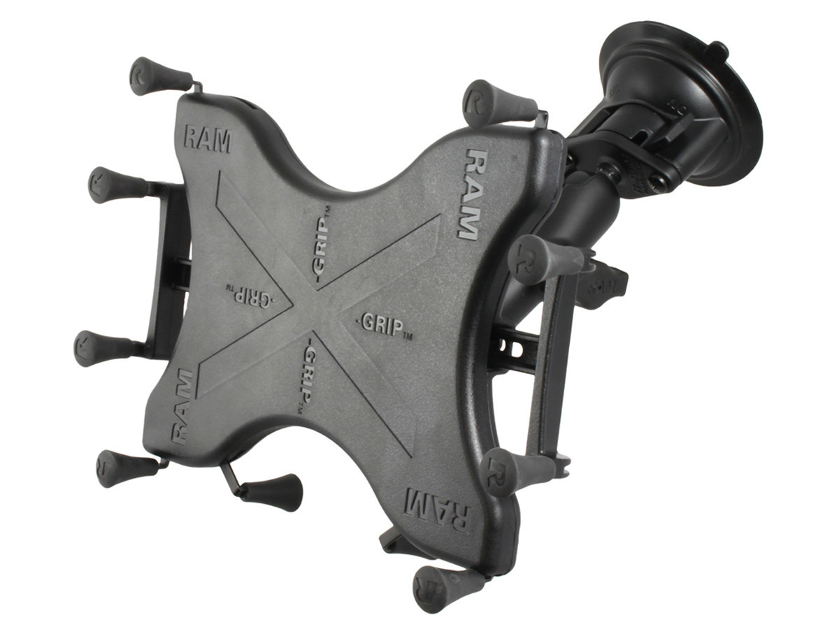 RAM X-Grip Single Suction Cup Mount for iPad 1 – 10 Air (All), iPad Pro, Others