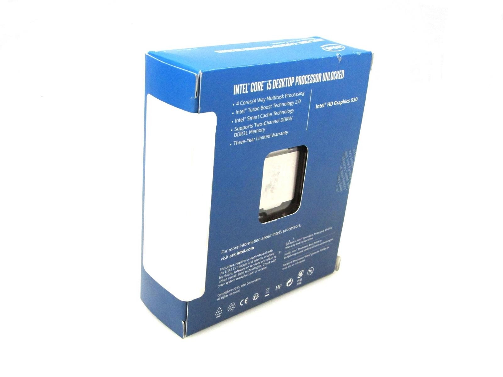 Intel SR2L4 Desktop CPU | 3.50GHz Quad Core i5-6600K | Socket FCLGA1151