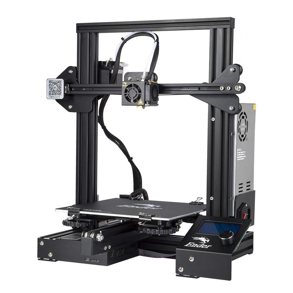 Repaired Creality Ender 3 3D Printer Fully Open Source with Resume Printing