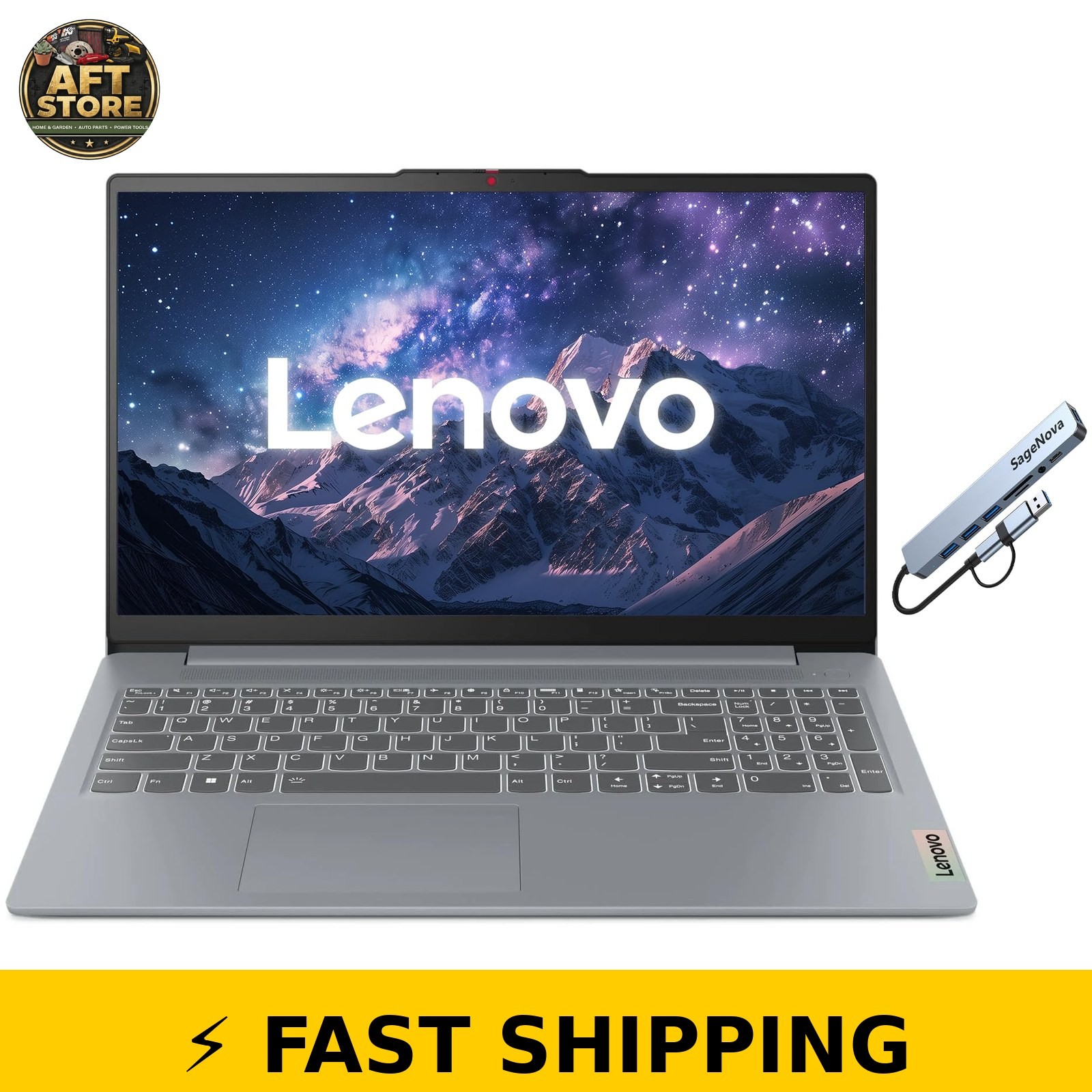 Lenovo IdeaPad Slim 3i 15.6″ Laptop 8GB RAM 128GB SSD – Arctic Grey