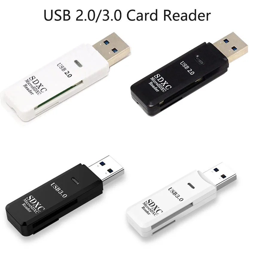 USB 2.0/3.0 Micro SD SDHC TF Card Reader Memory Adapter for PC Laptop Camera lot