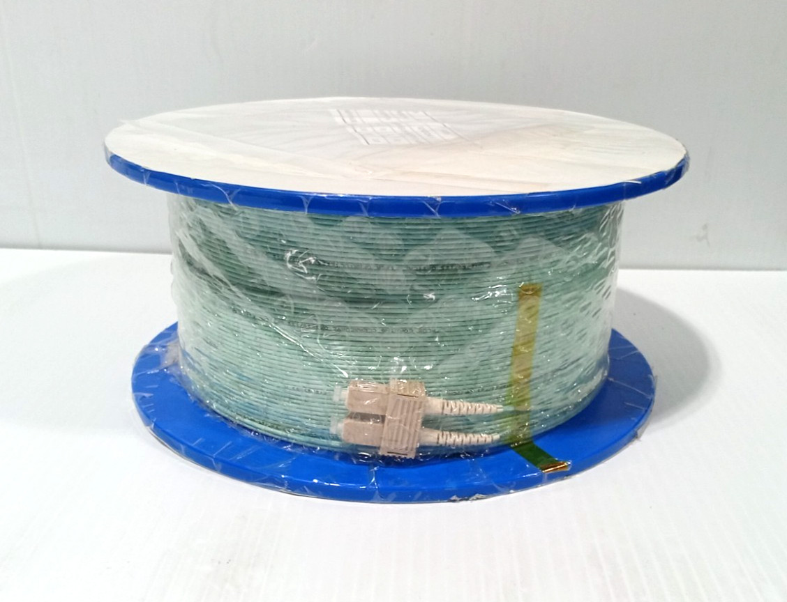 OM3 Duplex OFNR SC to SC Patch Cable – 400ft – GCFGZCCL4C-F – NEW