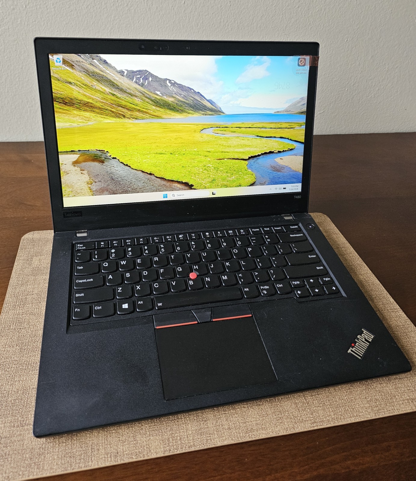 Lenovo ThinkPad T480 Intel Core i7 8550U 32GB Ram 1TB SSD 14″ 4K IPS Win 11 Pro