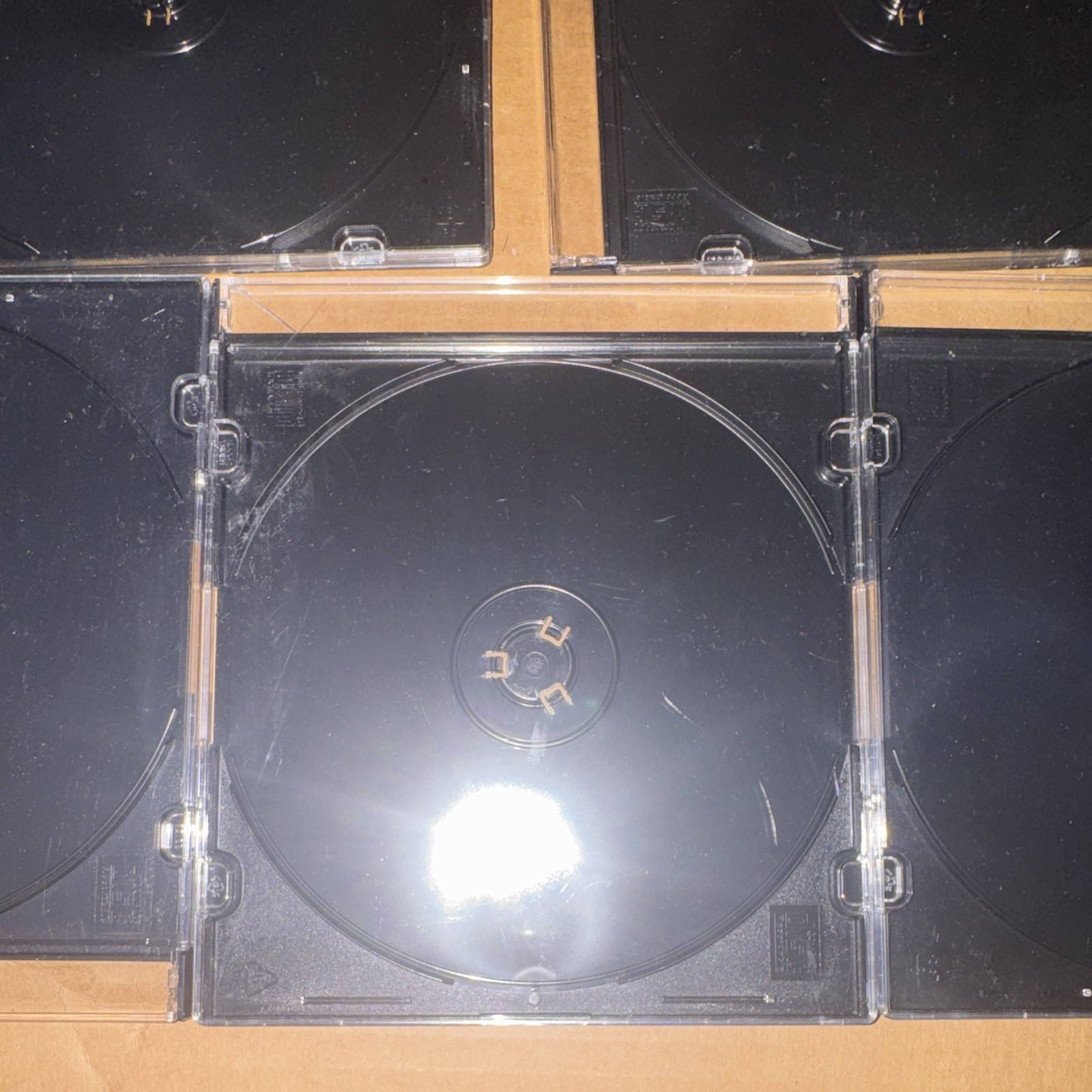 5 Clear Plastic Standard Jewel Case for CD Single Disc Single Case Packaging