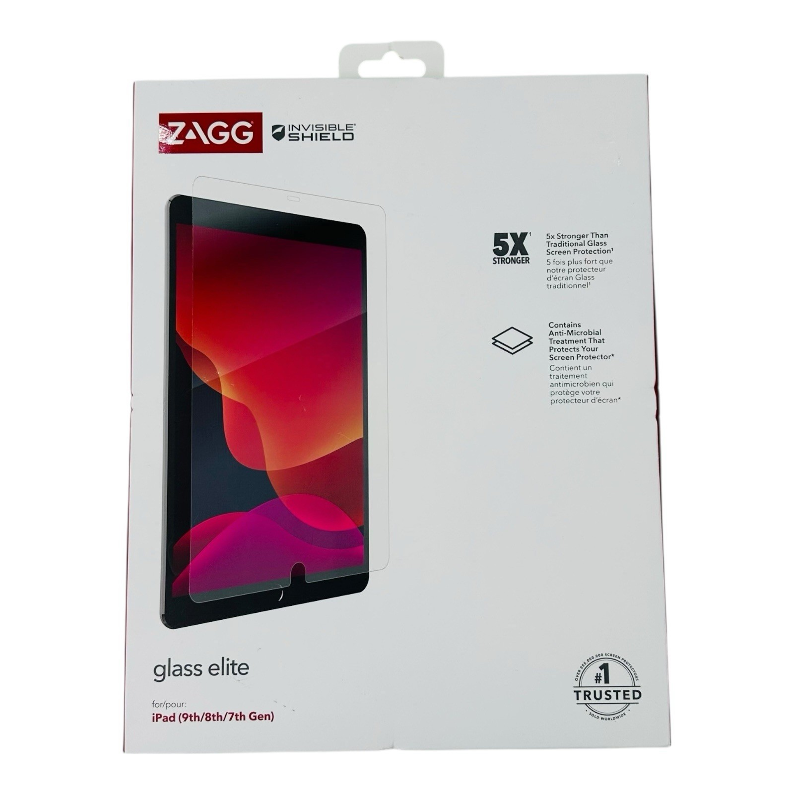 Zagg Invisible Shield Glass Elite Screen Protector for iPad 10.2 9th/8th/7th Gen