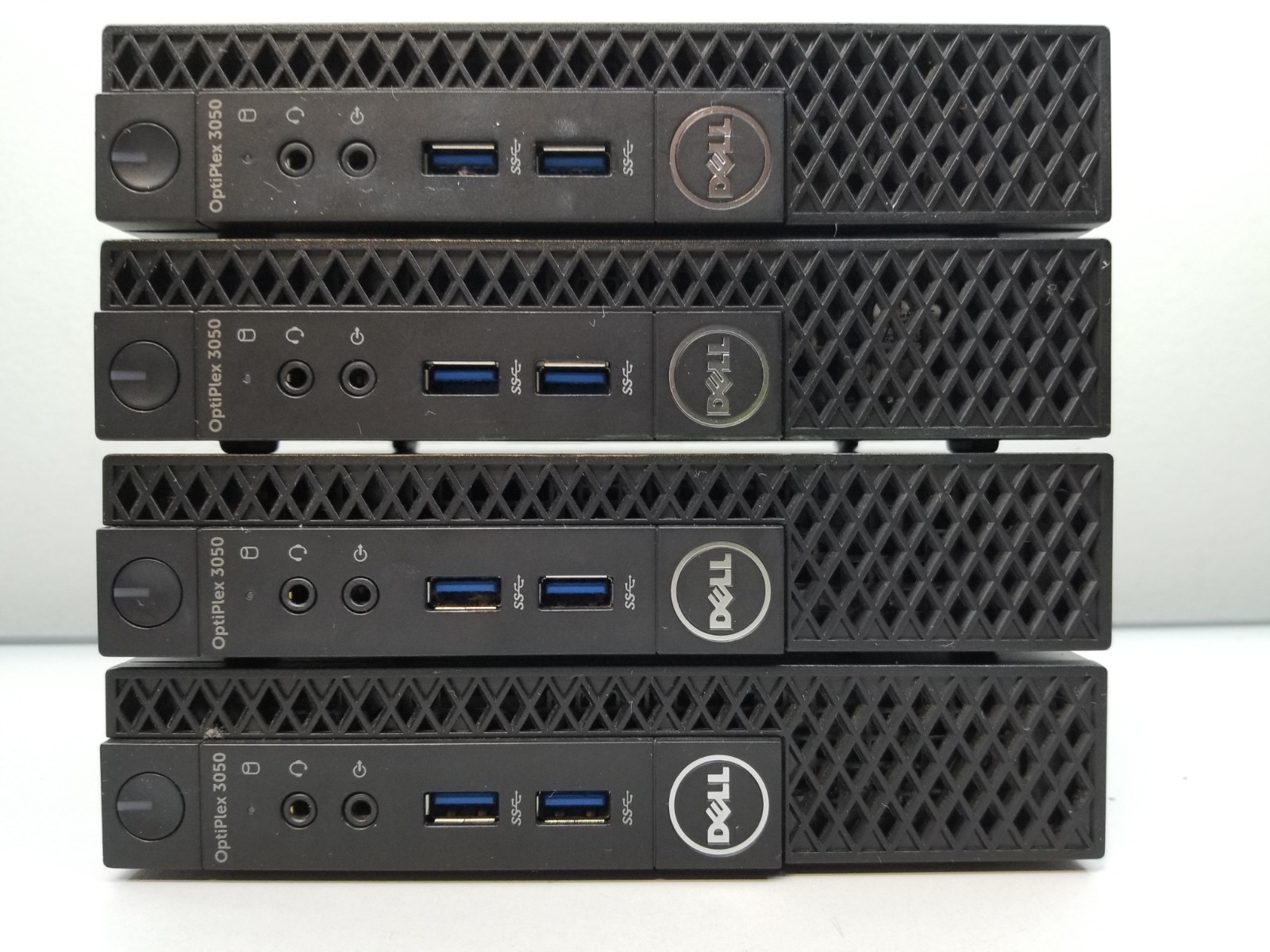 Lot of 4 Dell OptiPlex 3050 Micro PC i5-7500T 2.7GHz 8GB RAM 256GB SSD W11P WiFi