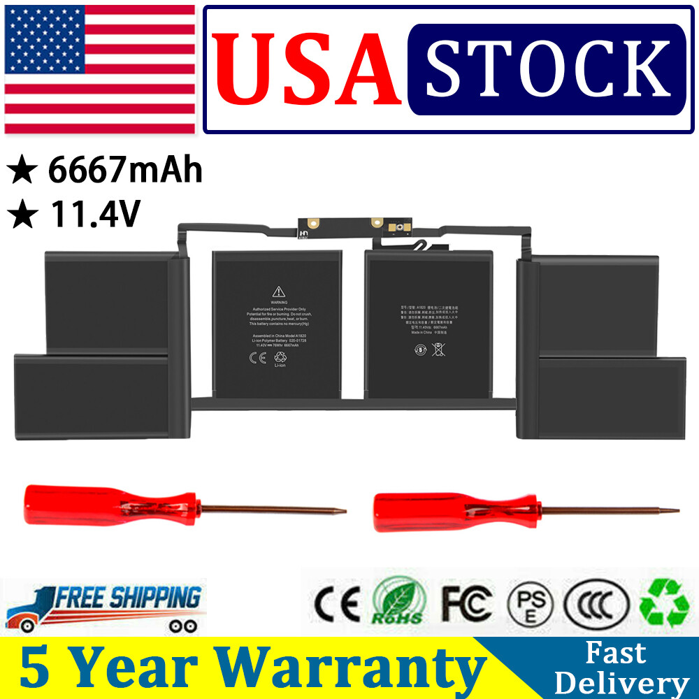 A1820 Battery Replacement for Apple MacBook Pro 15″ inch A1707 Late 2016 2017