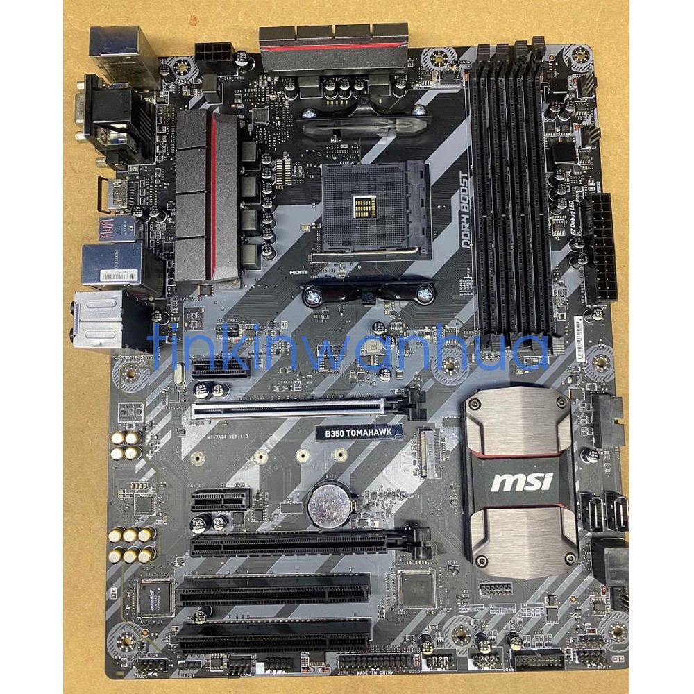 For MSI B350 TOMAHAWK Socket AM4 DDR4 1×M.2 4×SATA III Motherboard