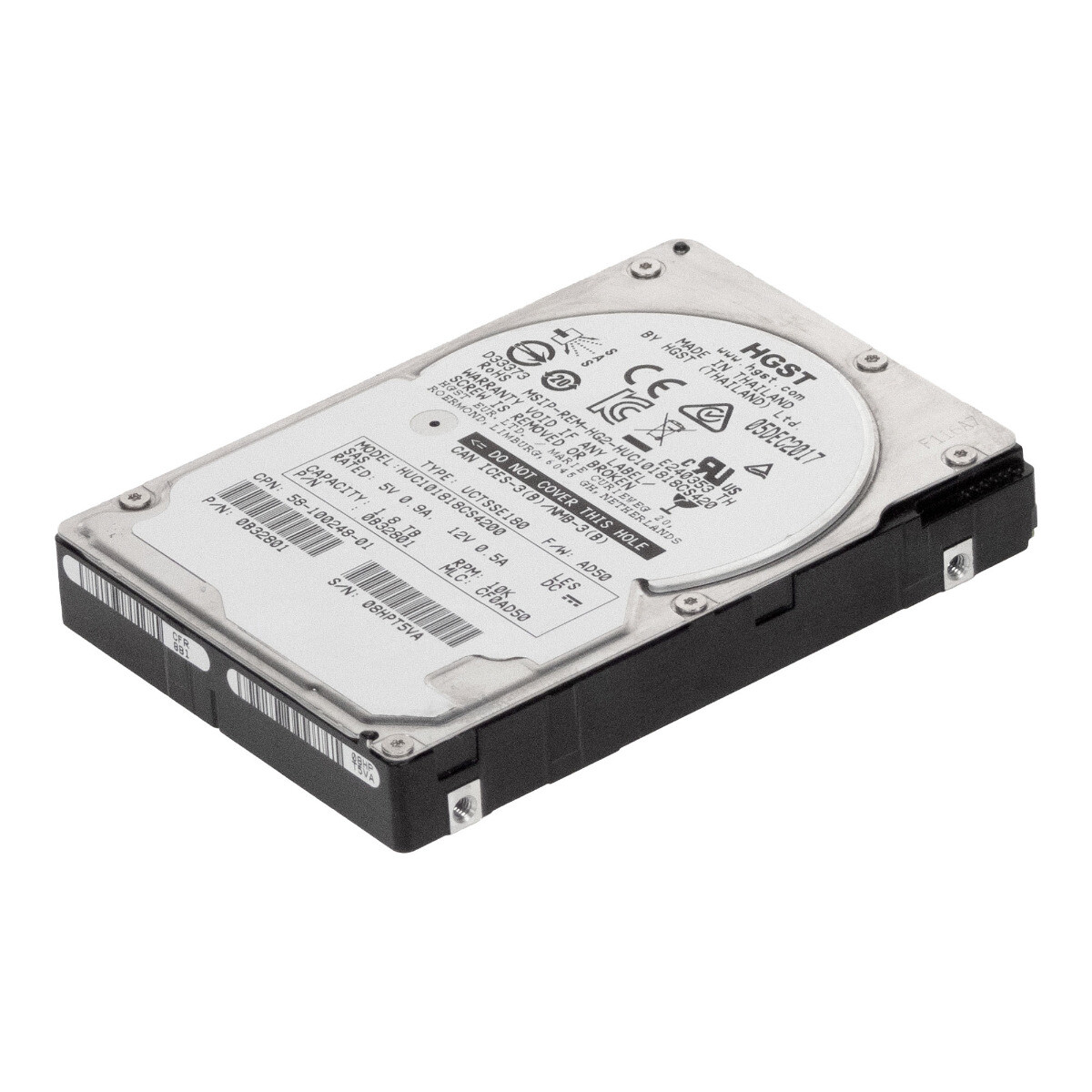 HARD DRIVE CISCO 58-100248-01 HUC101818CS4200 1.8TB 10K 128MB SAS-3 2.5′