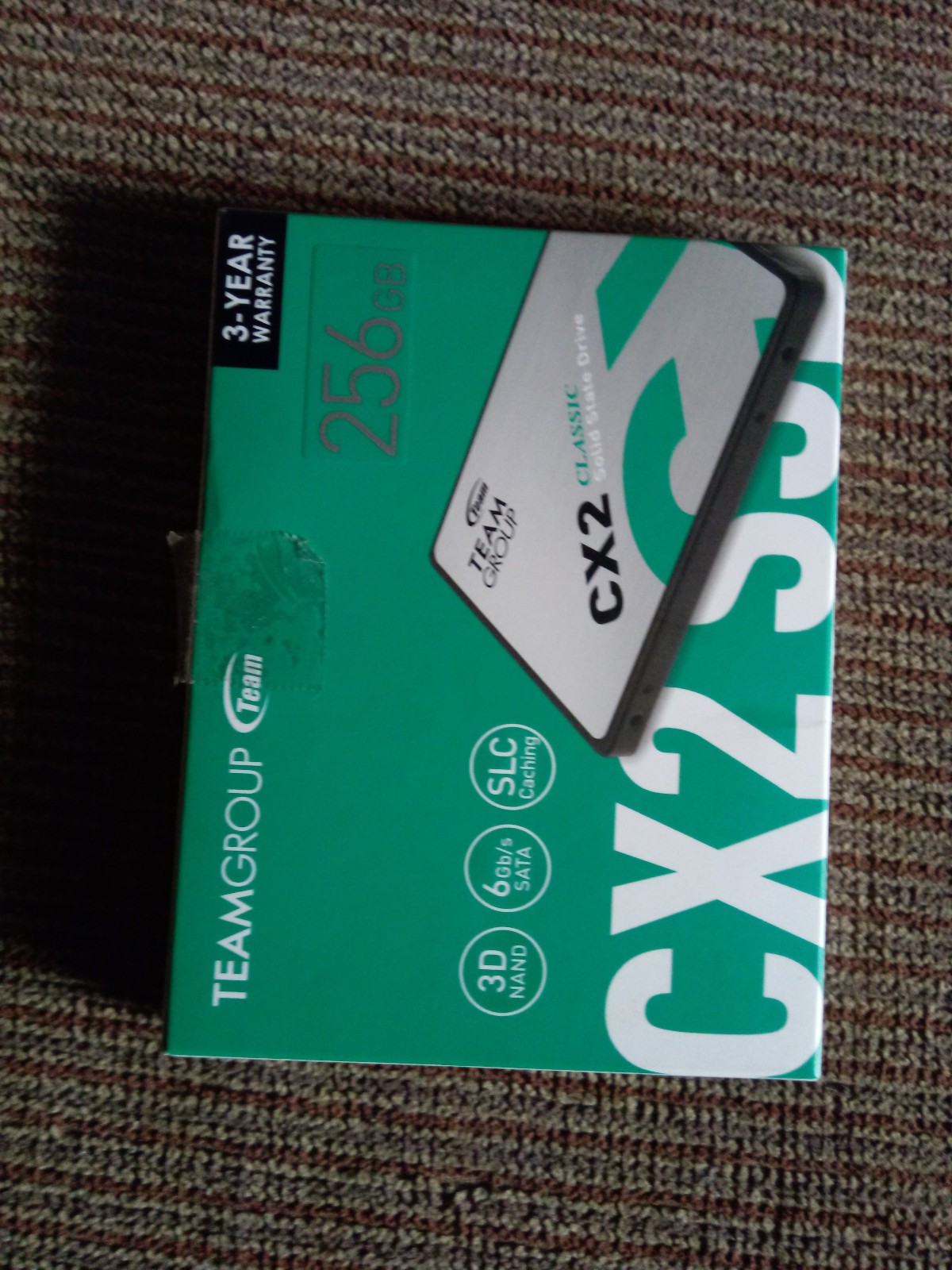 TEAMGROUP GX2 256GB 3D NAND TLC 2.5 Inch SATA III Internal SSD Hard Drive