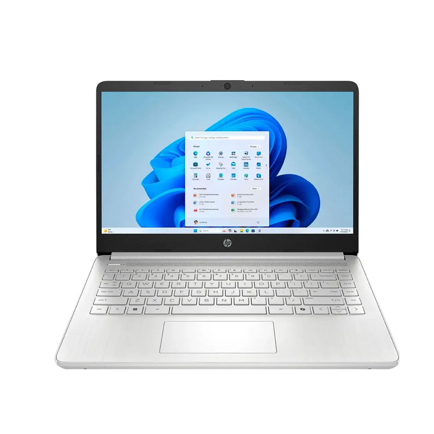 HP 14″ Laptop Intel Processor N150 4GB Memory 128GB UFS Wi-Fi 6 Win11
