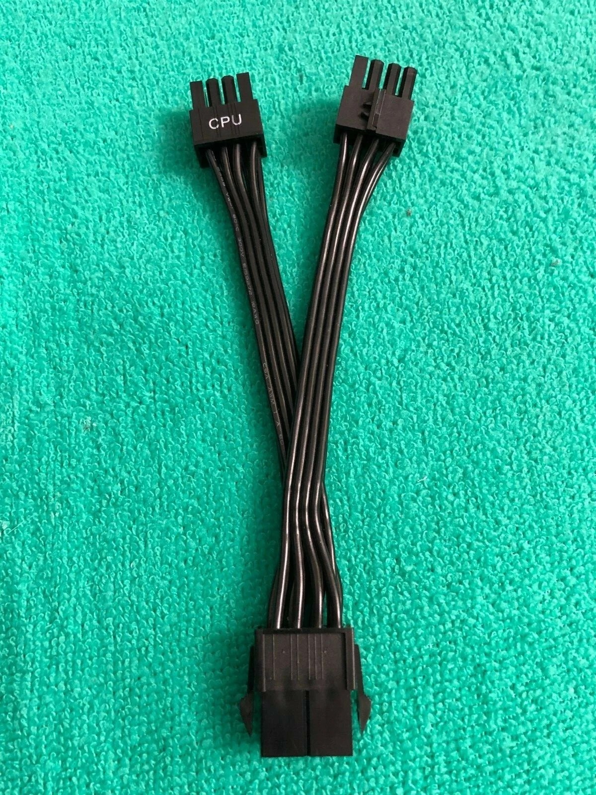 SEASONIC 8 PIN FEMALE TO dual 8 pin CPU Adapter Power Supply Cable ,ORIGINAL