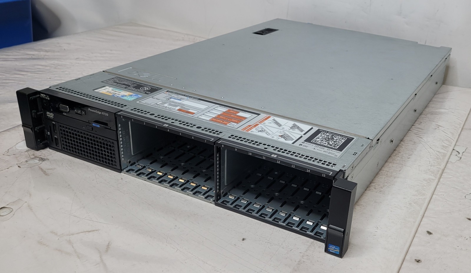 Dell PowerEdge R720 Dual Intel Xeon E5-2637 v2 @3.50GHz 96GB RAM No HDD H710