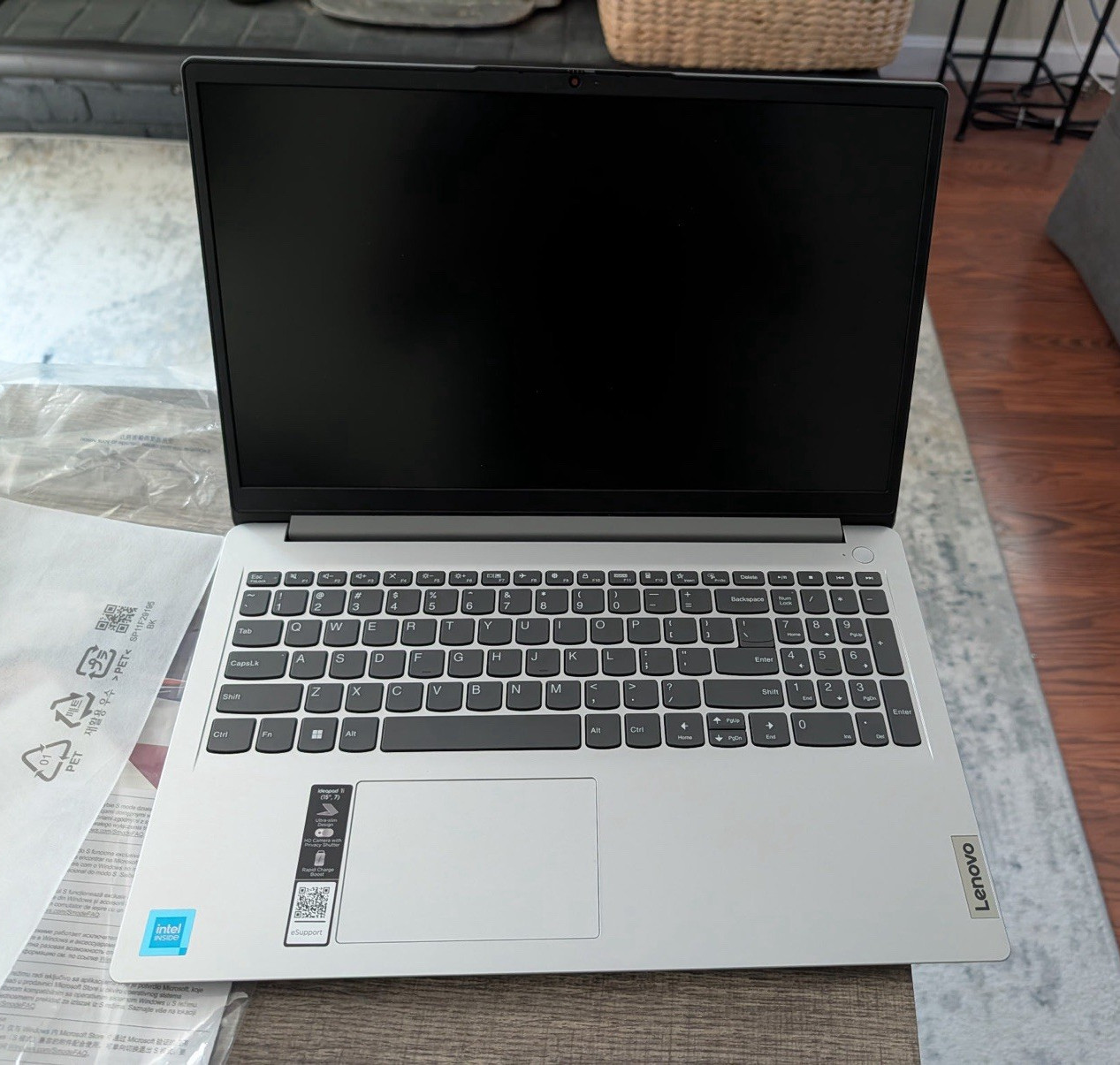 Lenovo IdeaPad 1 15IJL7 15.6in Intel N4500 12GB 256GB SSD Win 11 S Grey