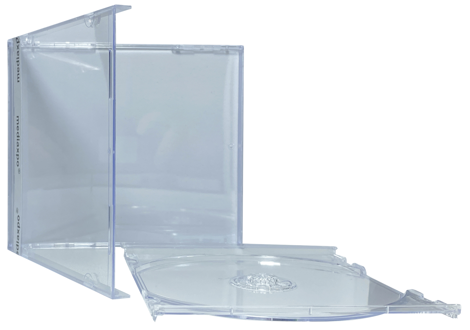 10.4mm Standard Clear 1 Disc CD Jewel Case (Unassembled) Lot
