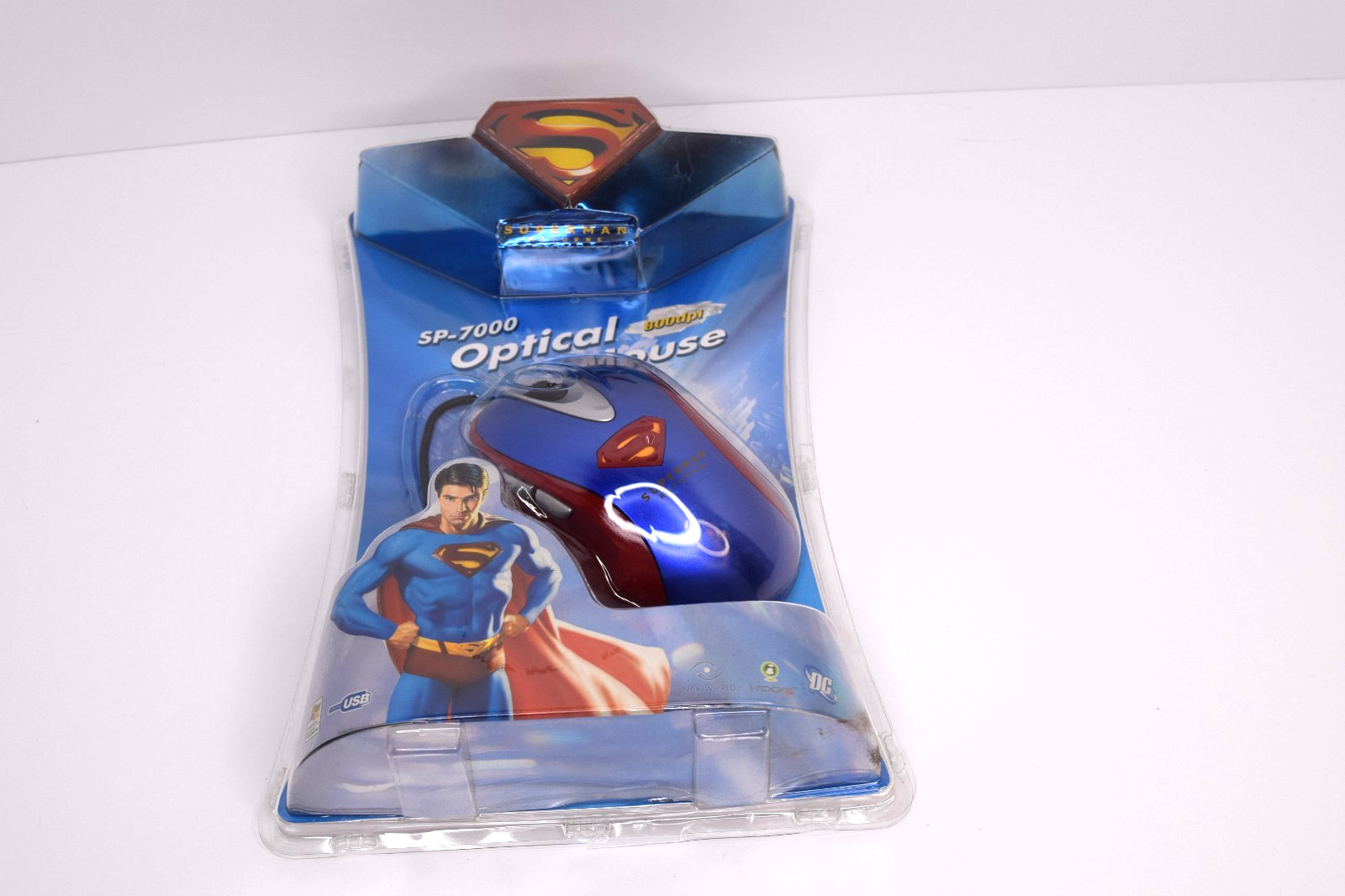 SP-7000 DC Superman Returns Optical Wired Mouse 800dpi See Description