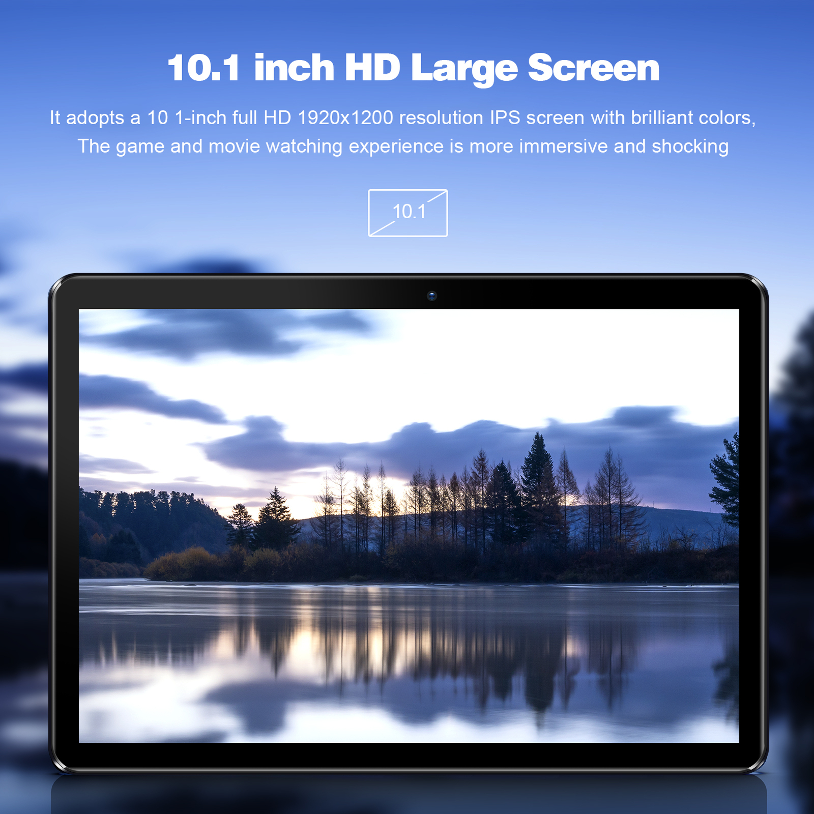 PRITOM 10 inch Android Tablet, 2GB RAM+32GB ROM, Quad-Core Processor 5000mAh New