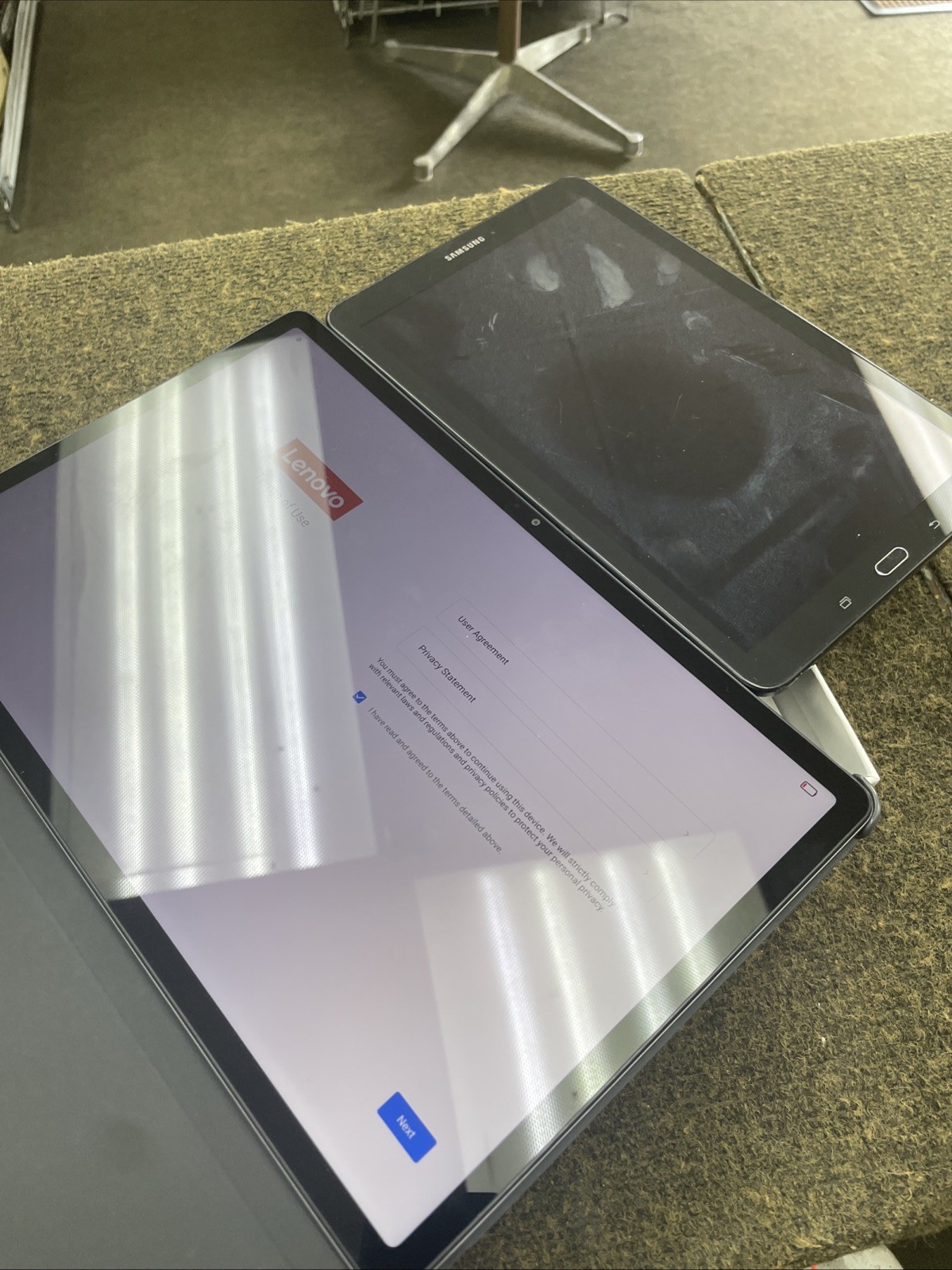 Lenovo Tab P12 Tablet 12.7in 3K 8GB 128GB Android 13 Gray For Parts Works