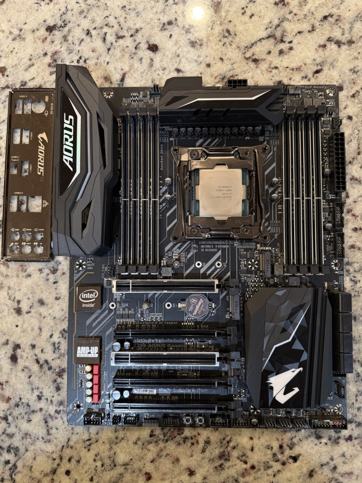 GIGABYTE X299 AORUS Gaming 3 LGA 2066 Intel Motherboard i7740x Works But Faulty
