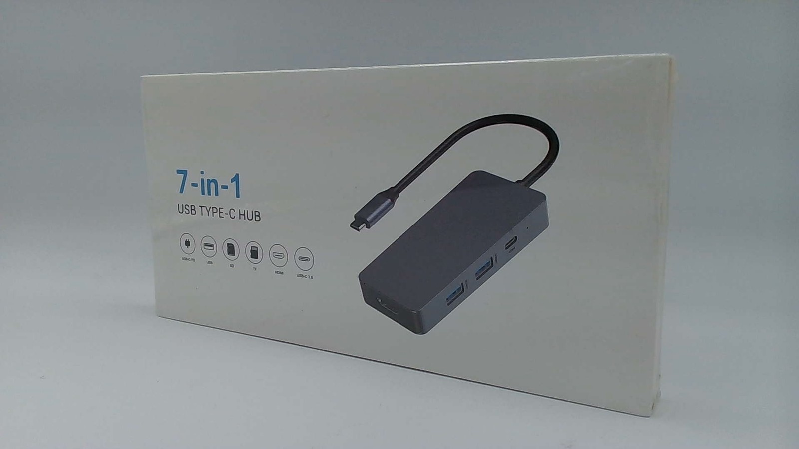 7-in-1 Multiport USB-C Hub Type C To USB 3.0 4K HDMI PD Adapter