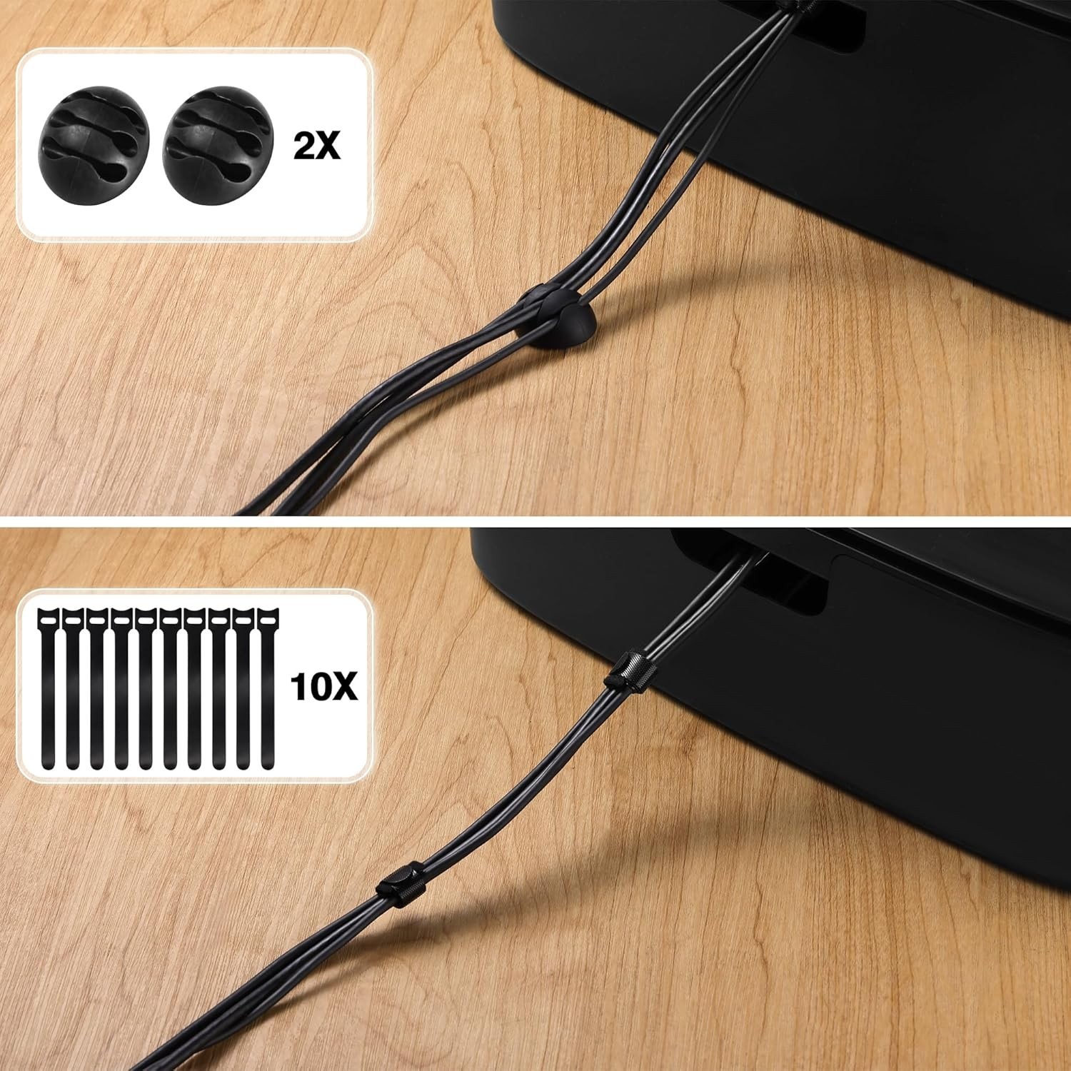 Durable ABS Cord Organizer Box – Efficient Baby-Proof Design for Home/Office