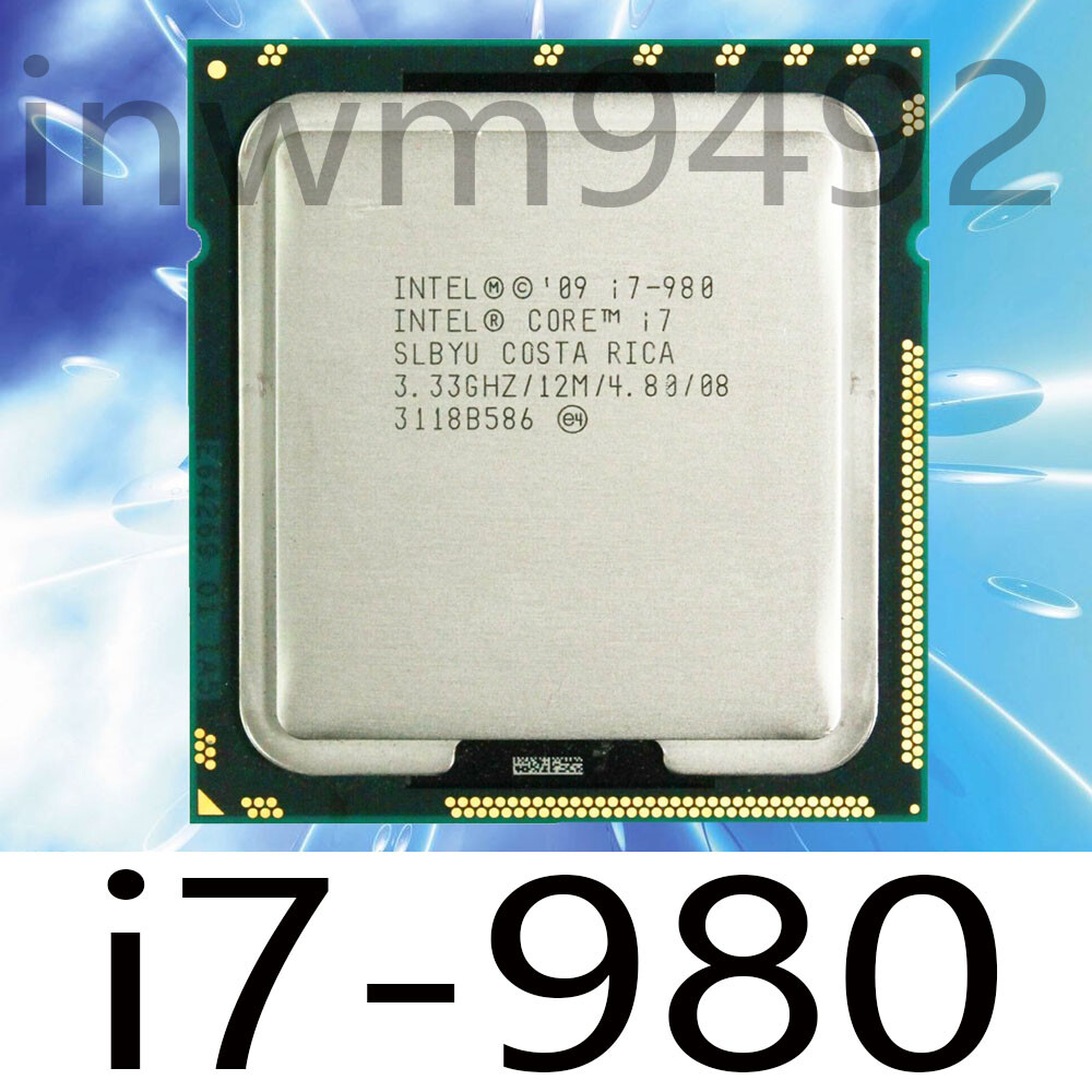 Intel Core i7-980 3.33GHz 6-Core 12M LGA 1366/Socket B CPU Processor