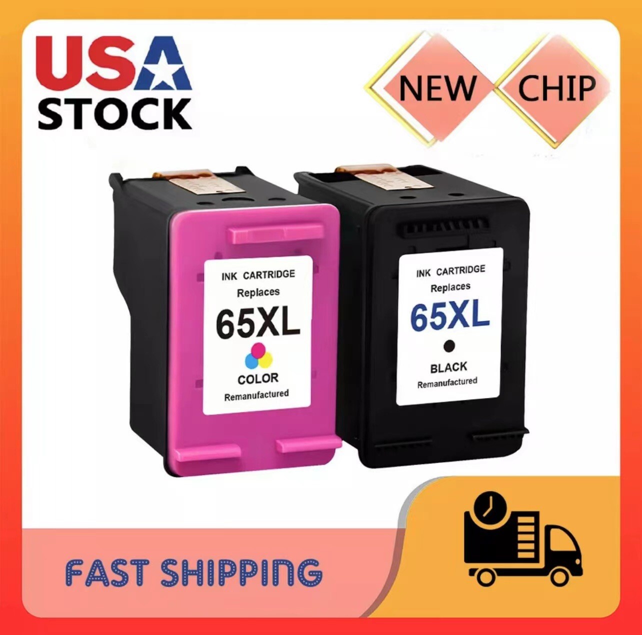 HP 65XL Ink Cartridges DeskJet 2600 2622 2652 3721 3752 ENVY 5052 5055