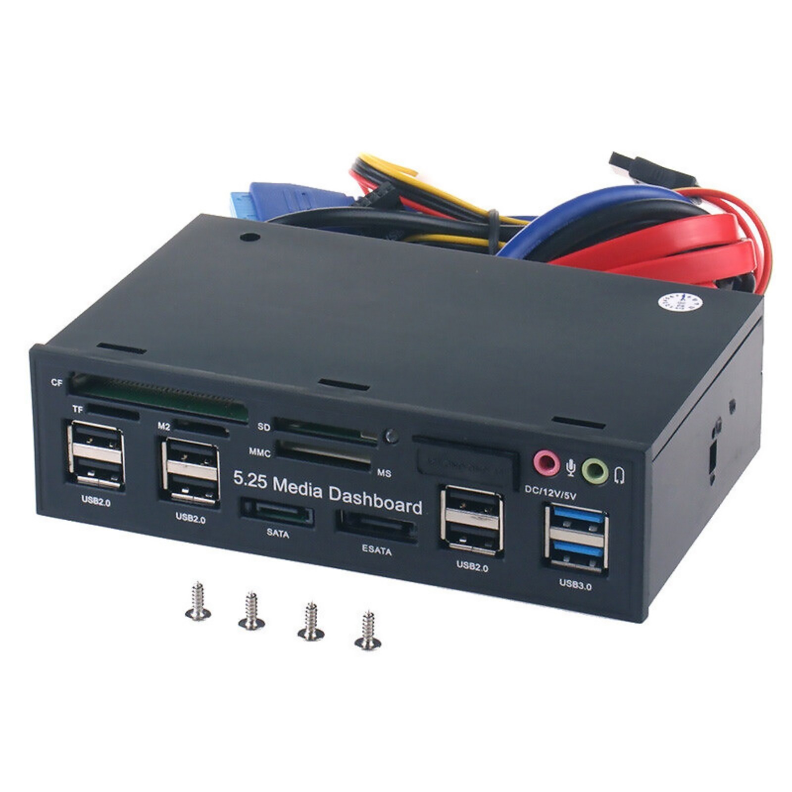 5.25in Computer Multi-function Dashboard Media Front Panel Speed USB Card Reader