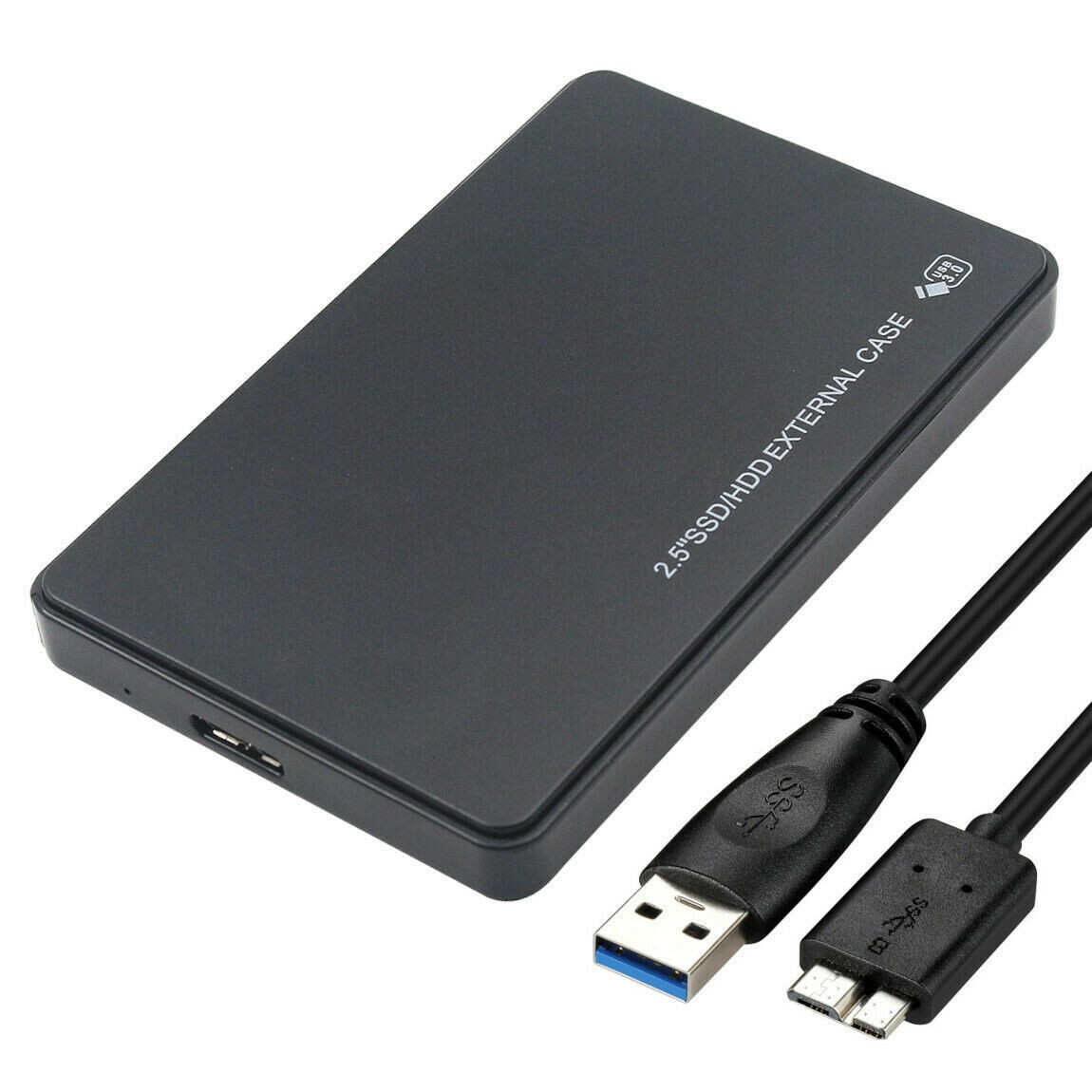 2.5″ SATA USB 3.0 Clear Hard Drive Disk HDD SSD Enclosure External Laptop Case