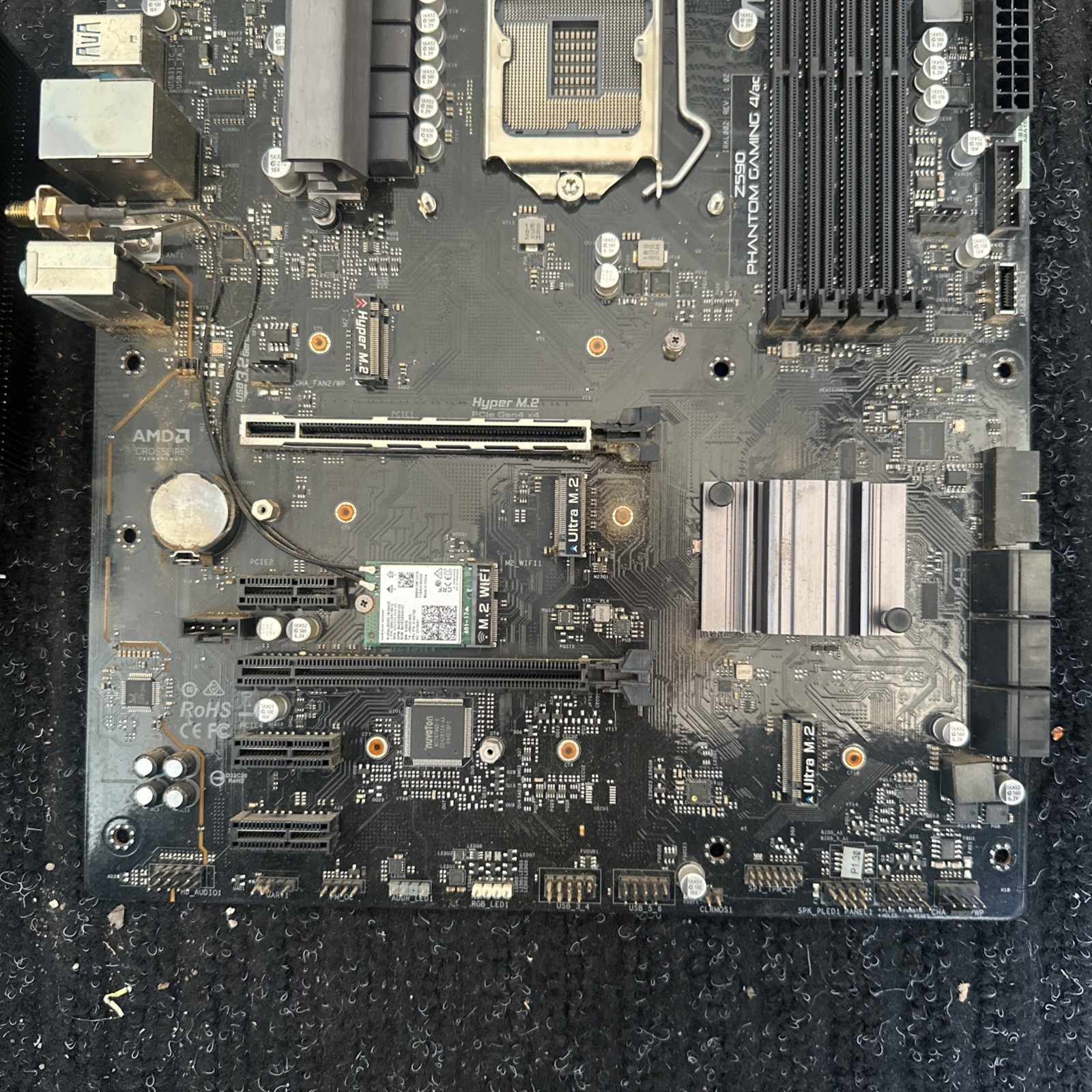ASRock Z590 Phantom Gaming 4 motherboard & aftermarket cpu cooler intel