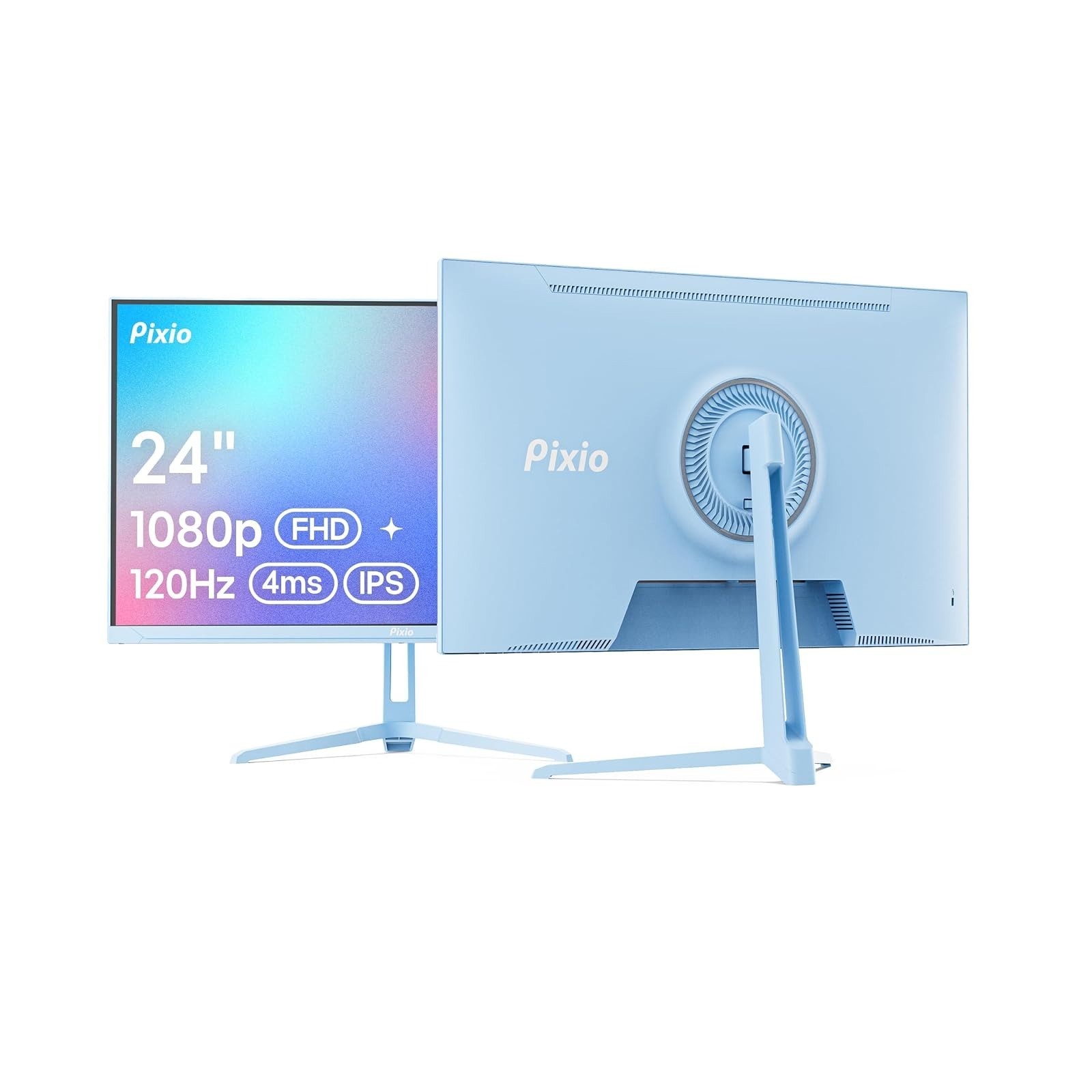 Pixio PX246 Wave Purple 24″ Monitor FHD 1920×1080 120Hz IPS FreeSync