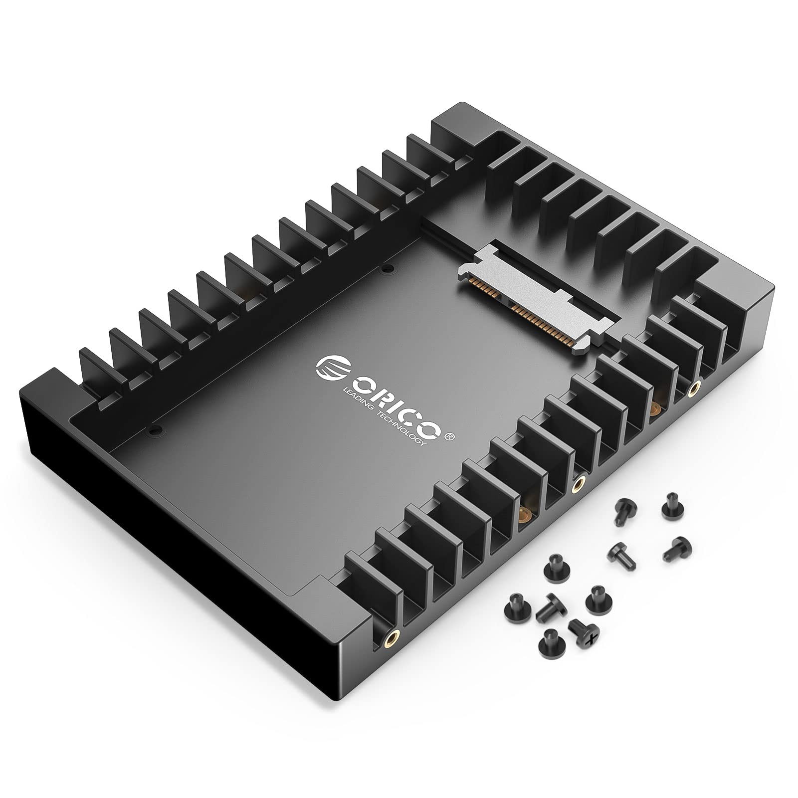 2.5 SSD SATA to 3.5 Hard Drive Adapter Internal Drive Bay Converter Mounting …