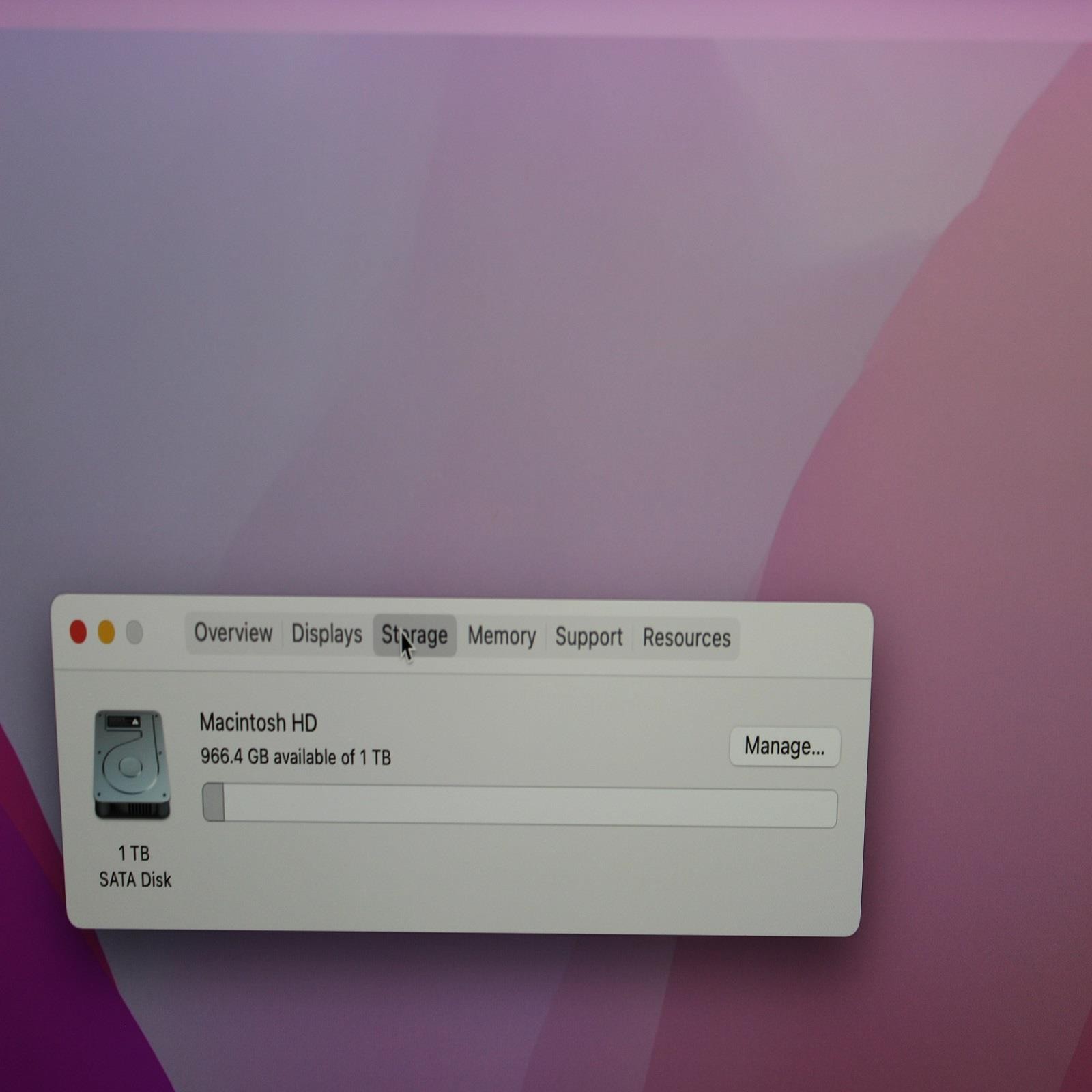 Apple iMac Retina 5K 27″, Late 2015 Quad-Core i5 3.2GHz 8GB RAM 1.03TB