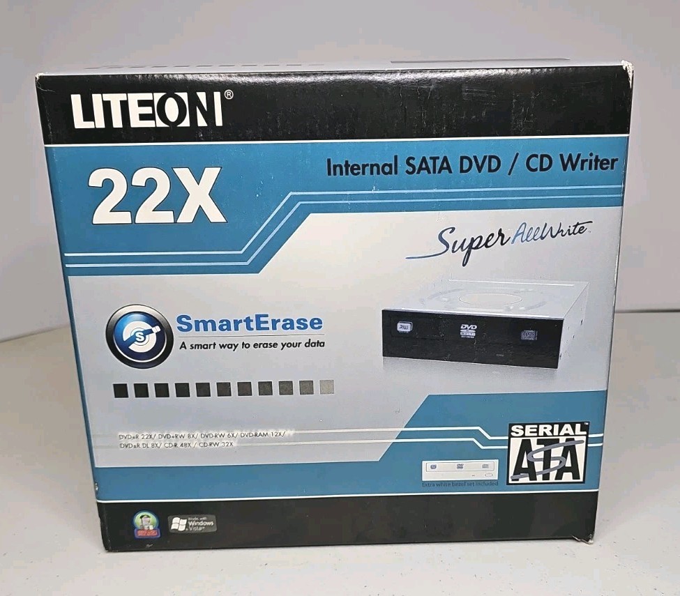 Liteon 22X Internal DVD/ CD Writer with Smart Erase