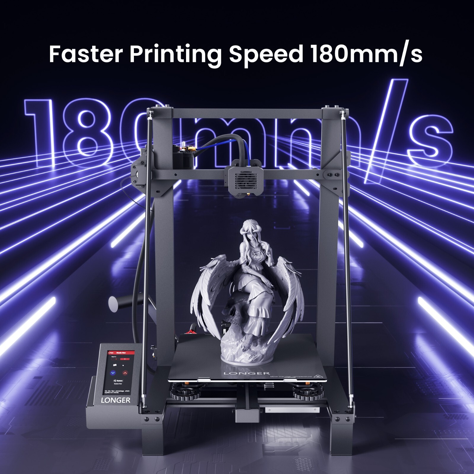 Longer LK5 Pro Silent 3D Printer 300x300x400 mm Large Printing Size