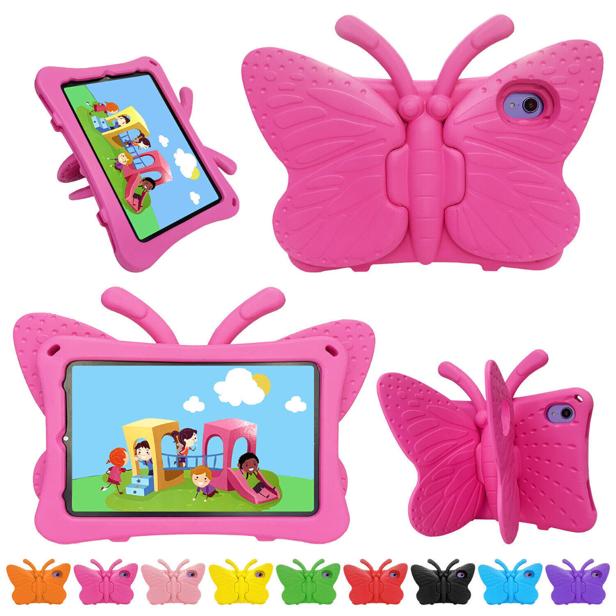 Case For iPad 10.2 9th 8th 7th Gen 6th 5th Gen 9.7“ MIni Cute Kid Safe Cover