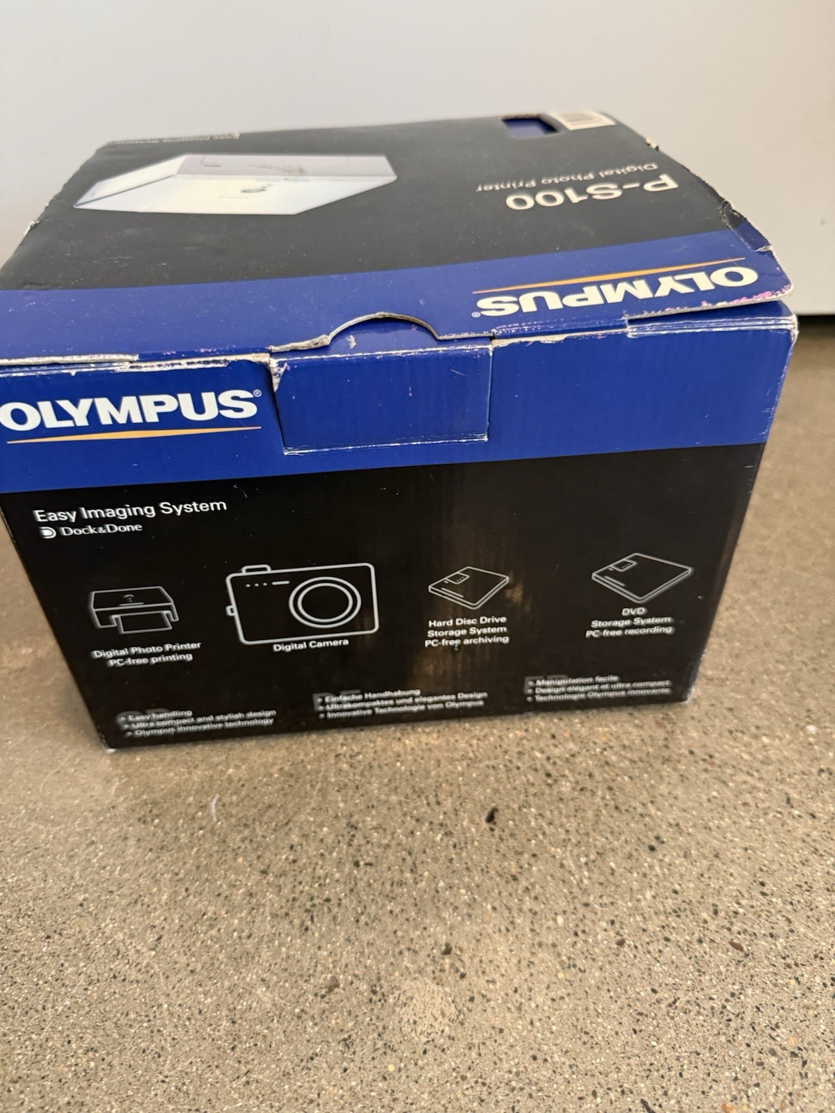 Olympus P-S100 Dock&Done Dye Sublimation Color Photo Printer PictBridge A6