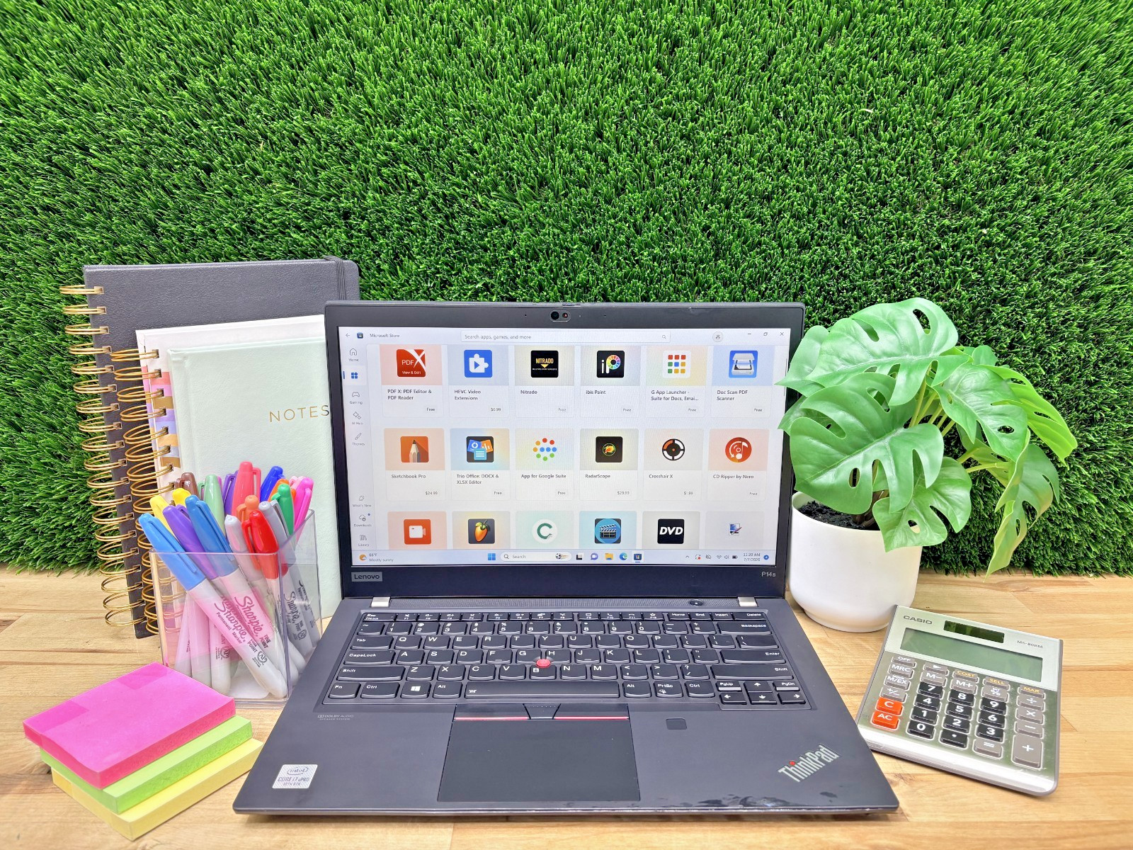 Lenovo ThinkPad P14s G. 1 Intel i7-10th Gen 1.80GHz 32GB RAM 512GB SSD W 11 Pro*
