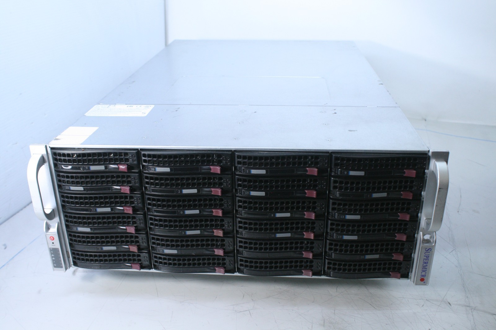 SUPERMICRO 4U 36BAY SERVER X10DRH-IT 2X E5-2697A V4 NO RAM NO RAID 2X 1280W (T7)
