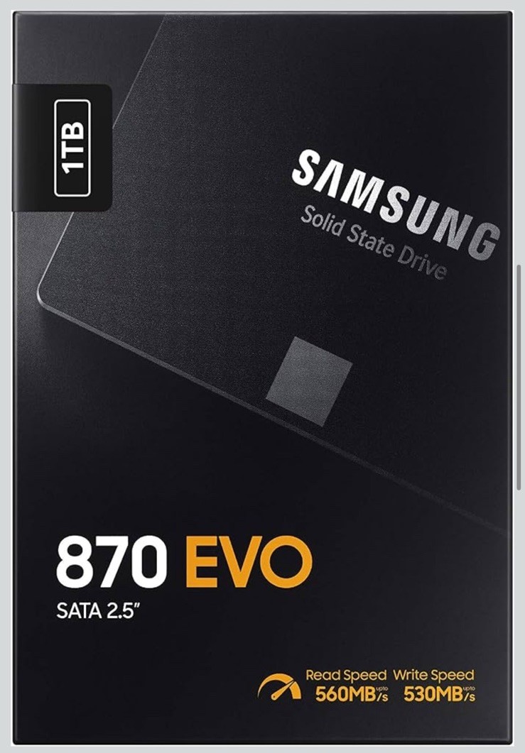 [New] Samsung 870 EVO 1TB SATA 2.5in Internal SSD 560MB/s Read 530MB/s Write