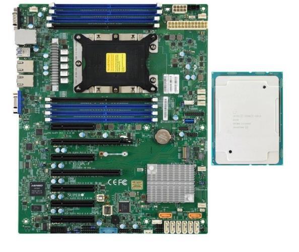 Motherboard Intel Xeon Gold 6148 Supermicro X11SPL-F 2.4Ghz LGA3647 20c/40t