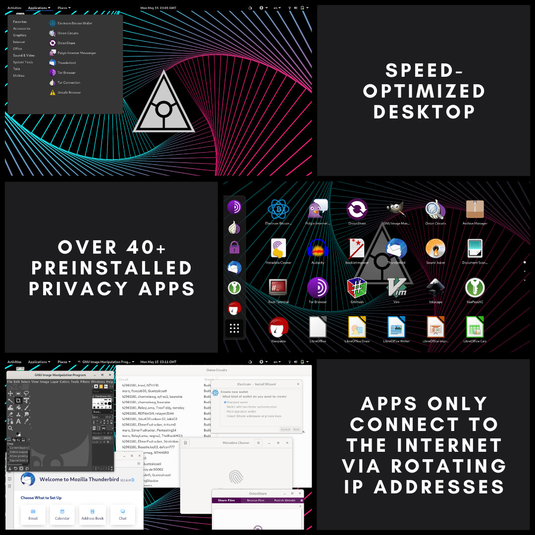 Zero Trace Pen: All-in-one Tor Network Anonymous Drive + Cryptocurrency Wallet