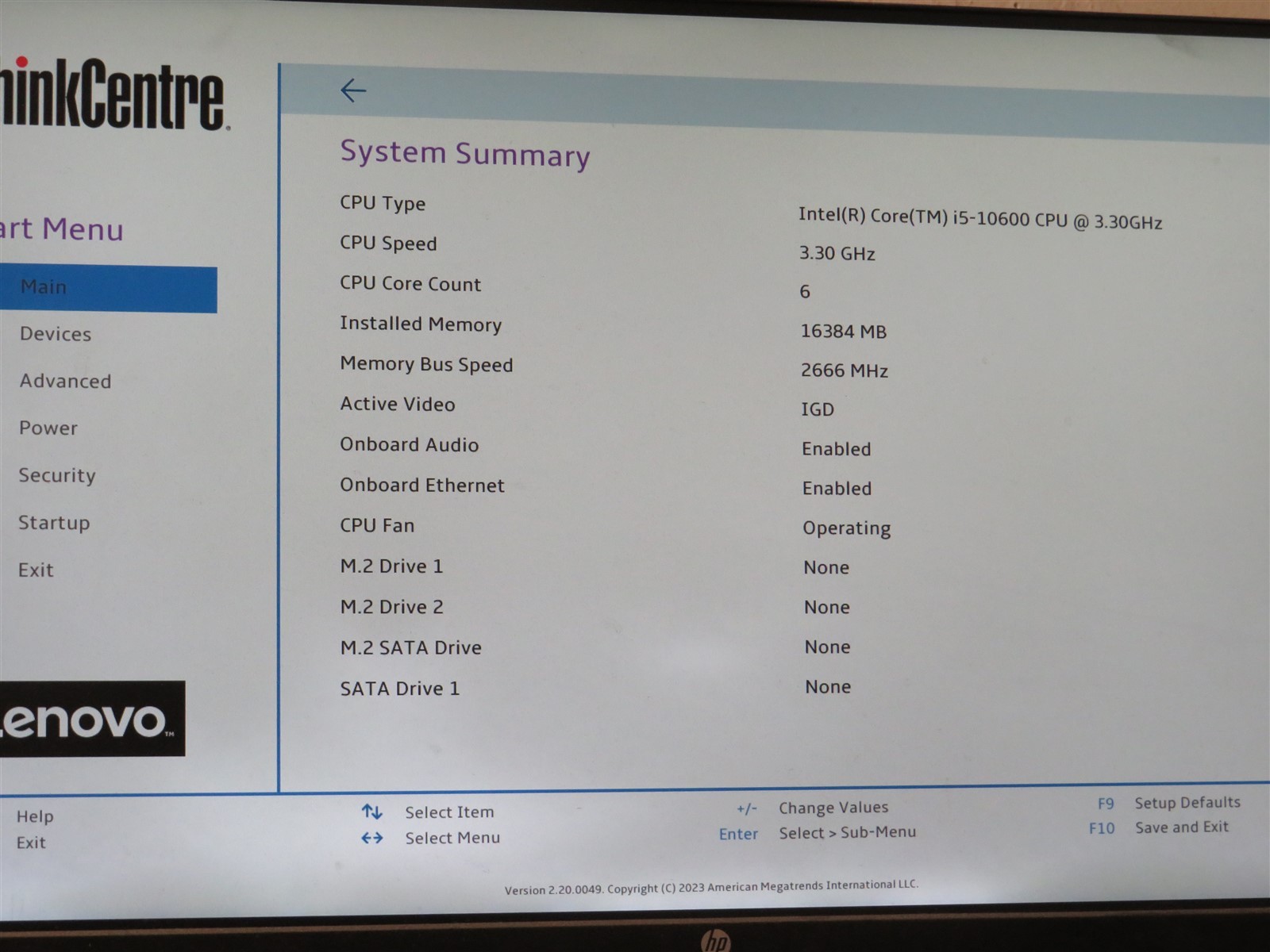 Lenovo ThinkCentre M90q 16GB RAM Tiny PC Intel i5-10600@3.30GHz AC