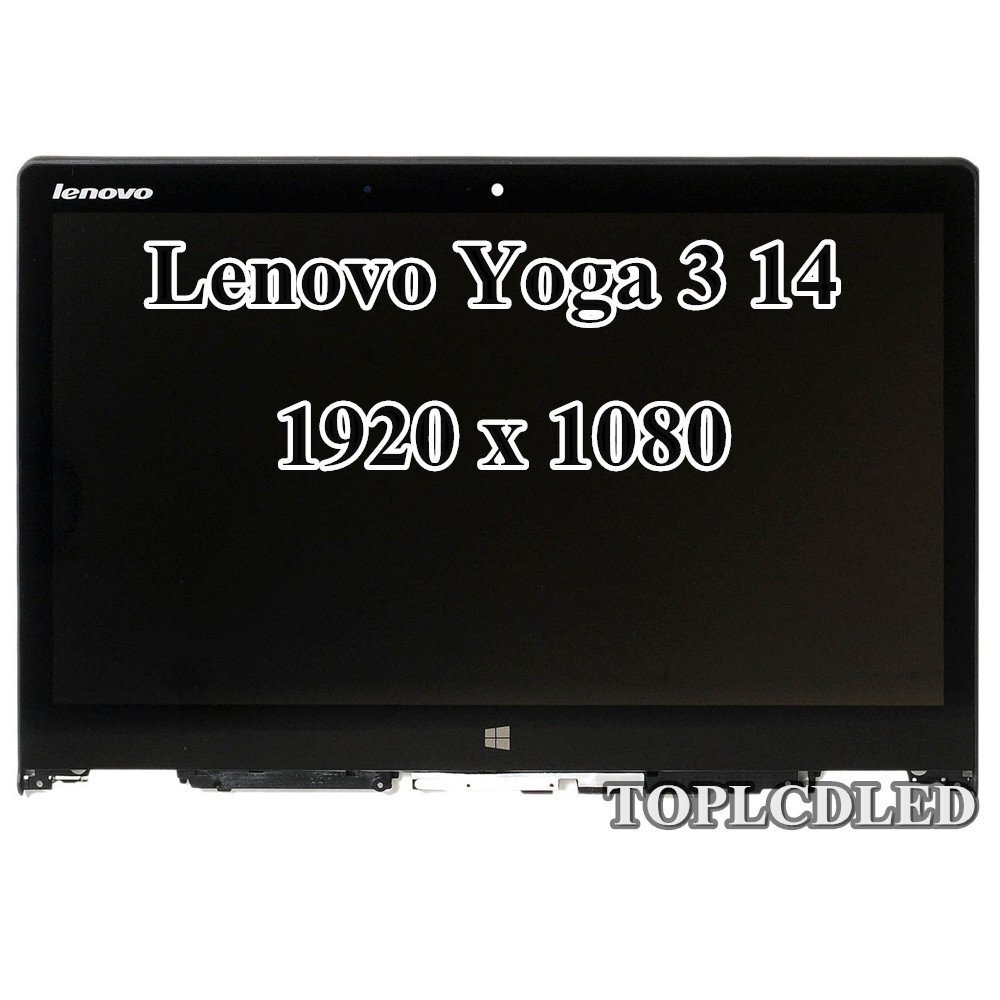 Lenovo Yoga 3 14 14″ LCD Touch Screen Assembly With Bezel 1920×1080 Genuine