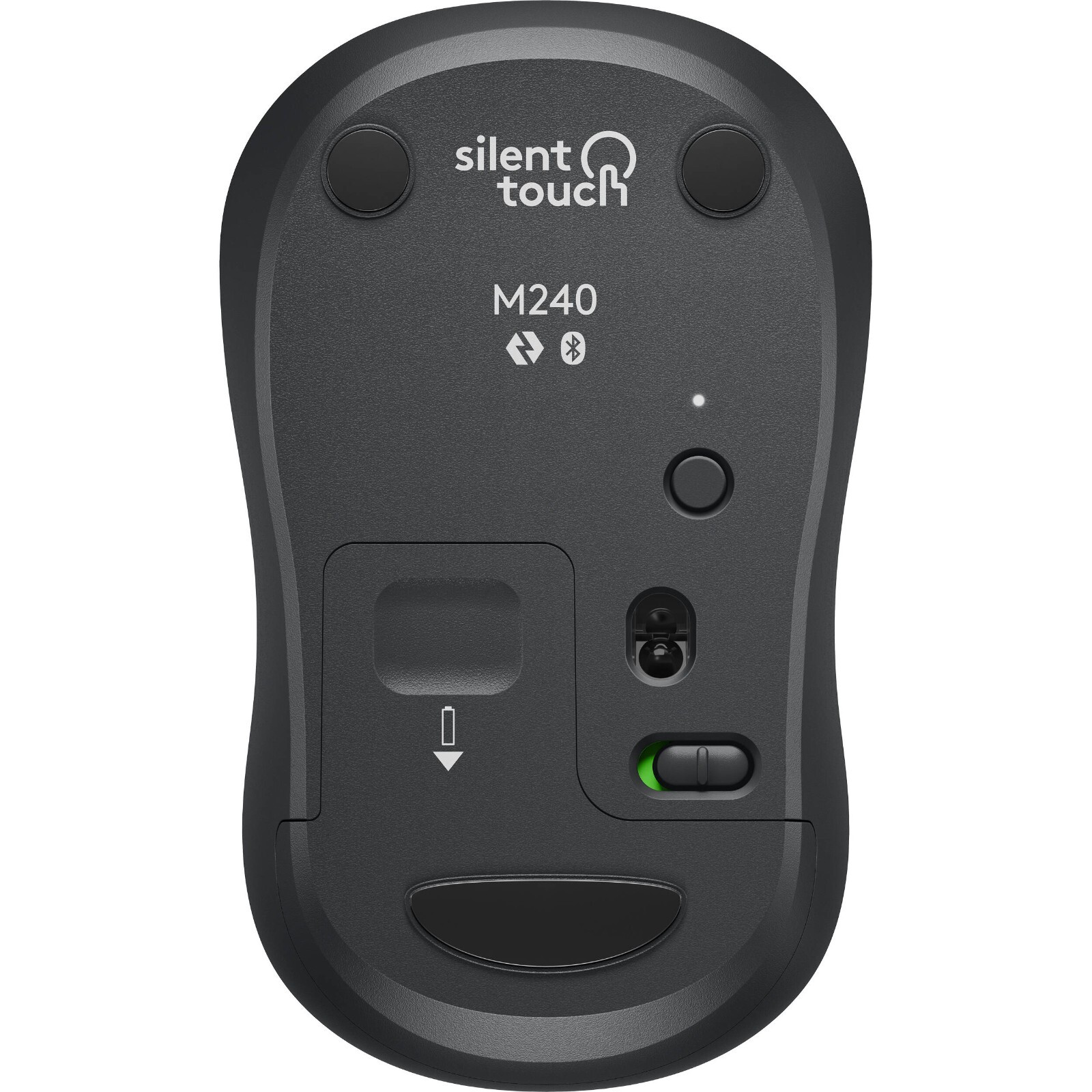 Logitech M240 Silent, Comfortable Graphite Wireless Mouse
