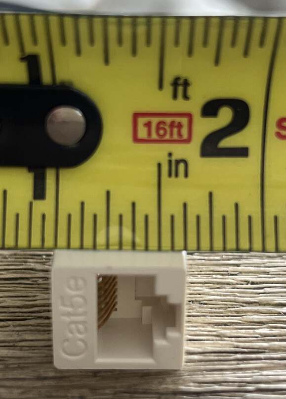 TNT Cat5e Tri-Net Technology White UTP IN-LINE Coupler, White TIA/EIA-568-C.2