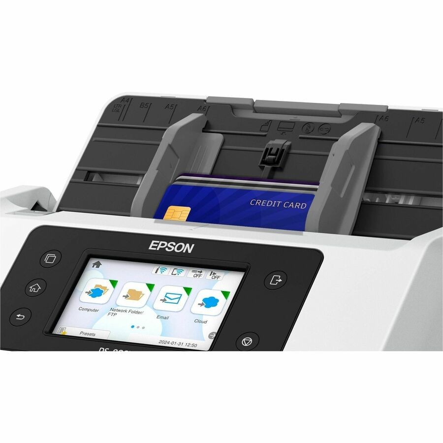 Epson WorkForce DS-900WN Cordless Sheetfed Scanner – 600 x 600 dpi Optical