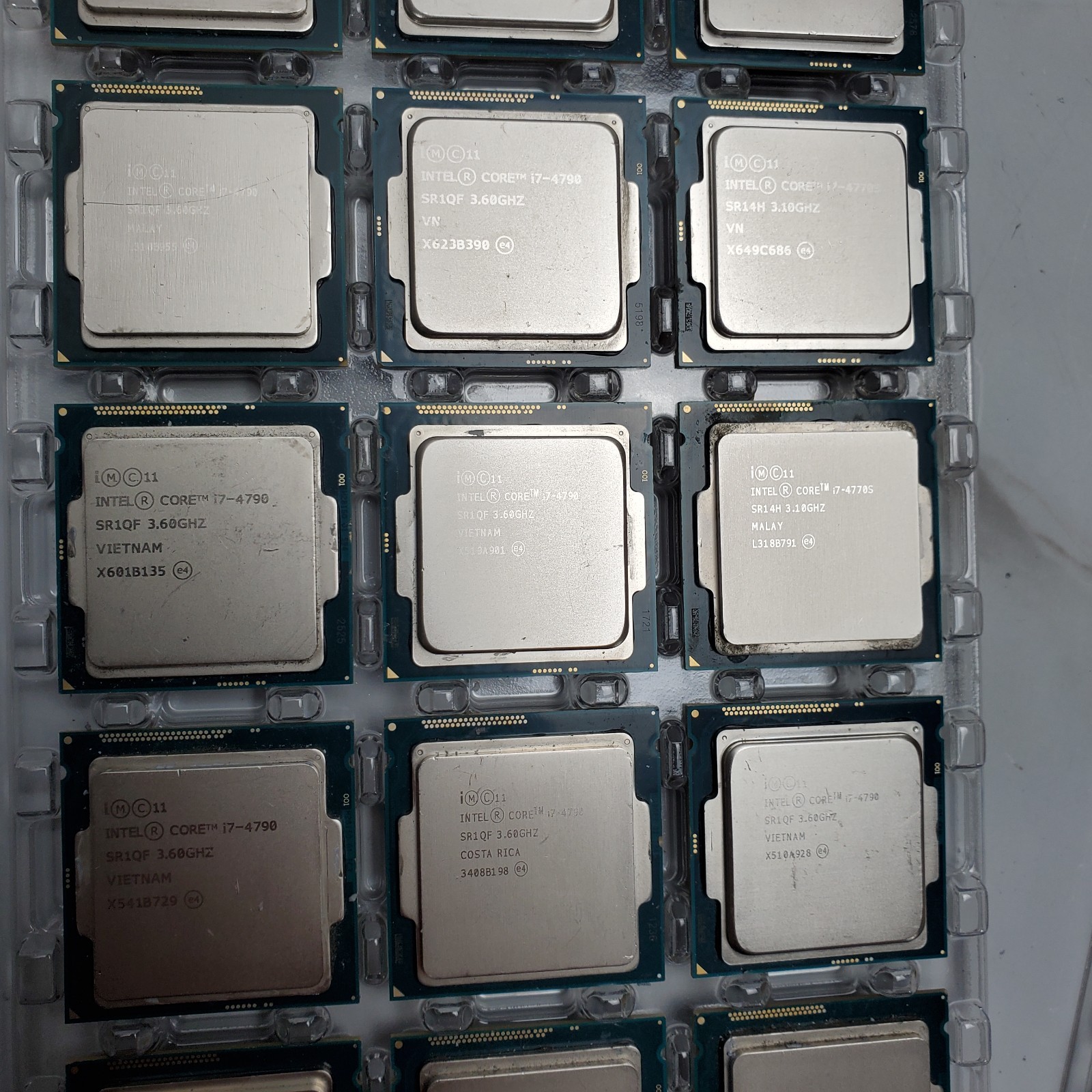 (Lot of 118) Intel 4th Gen Core i3 i5 i7 Desktop CPUs – Mixed Processor Lot READ