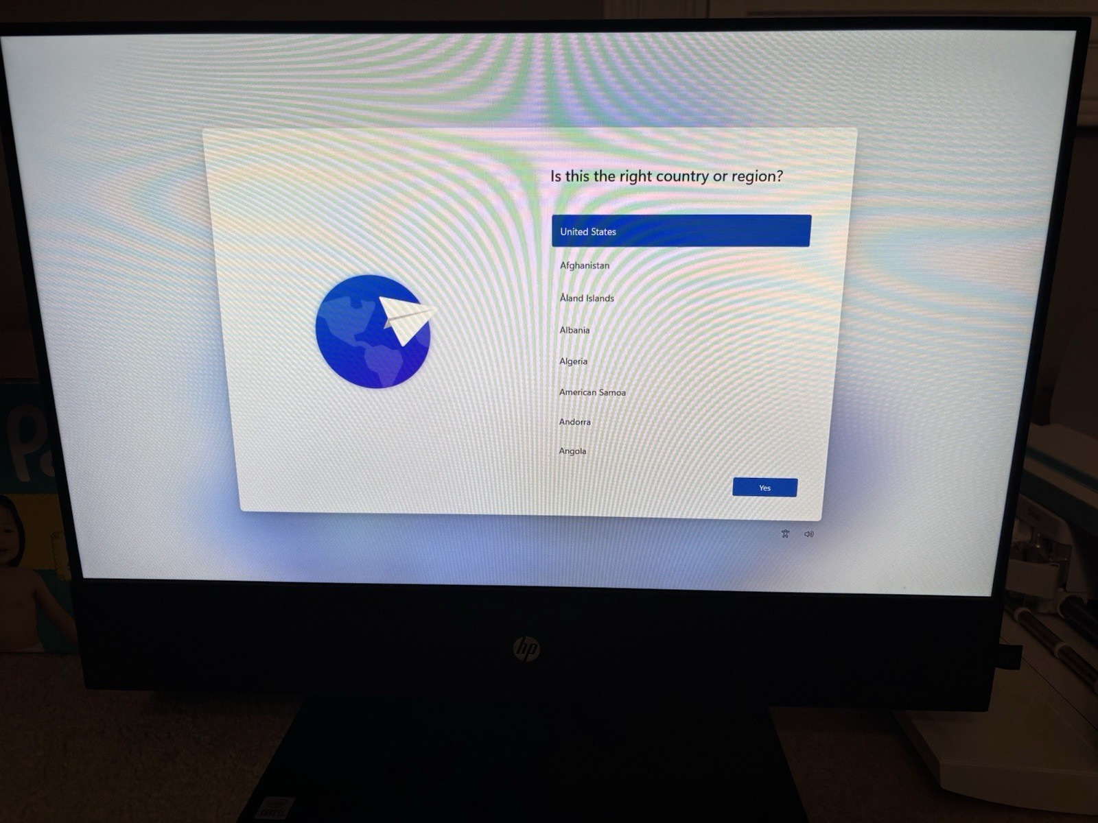 HP All-in-One Desktop Computer Touch Screen Web Camera Mildly Used