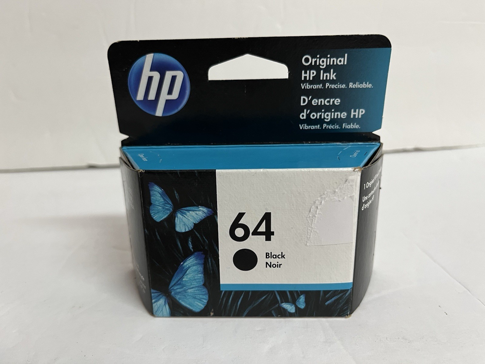 HP 64 Black Ink Cartridge Model N9J90AN Genuine Expires Nov 2022 FACTORY SEALED
